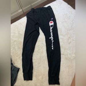 Black Champion drawstring sweat pants